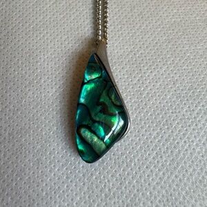 Elegant Abalone Pendant Necklace
